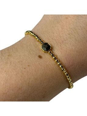 Gresham Hematite Elastic Bracelet